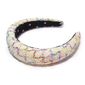 Rafia Alice Headband ~ Mermaid Rainbow